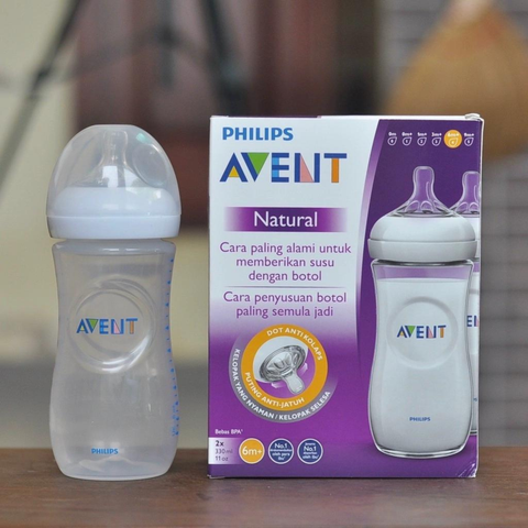  Bình sữa Avent không có BPA 330ml (Bình đôi) 