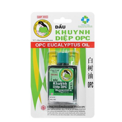  Dầu xoa Khuynh diệp OPC chai 25ml cho bé 