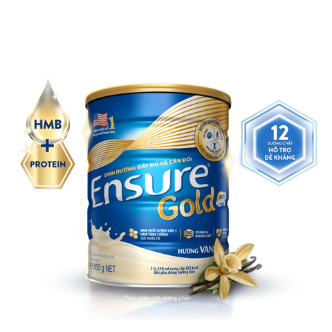  Sữa bột Ensure Gold hương Vani 