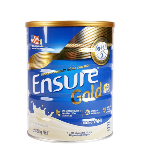  Sữa bột Ensure Gold hương Vani 