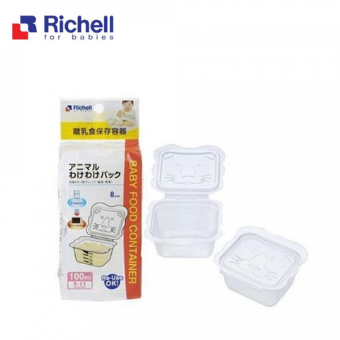  Bộ chia thức ăn Richell 100ml (8 chiếc) 