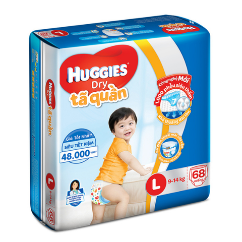  Tã quần Huggies L68 (9-14Kg) 