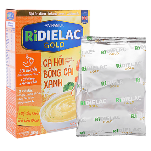  Bột ăn dặm Cá Hồi Bông Cải Xanh HG 200g 