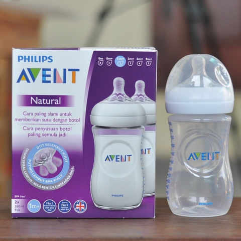  Bình sữa Avent không có BPA 260ml (Bình Đôi) 