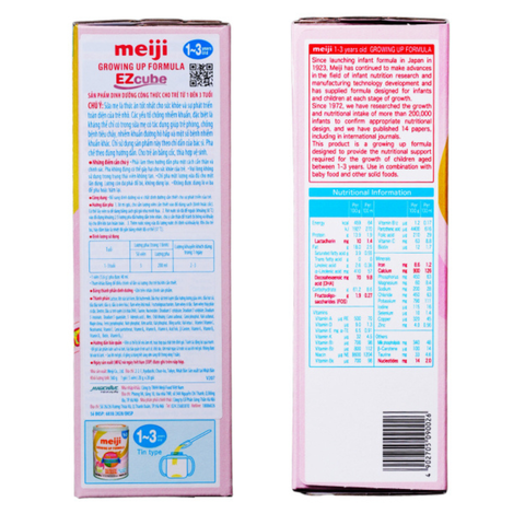  Sữa dạng thanh Meiji Growing Up Formula EZcube (1-3 tuổi ) - Nhập khẩu chính hãng 560g ( Mẫu mới) 