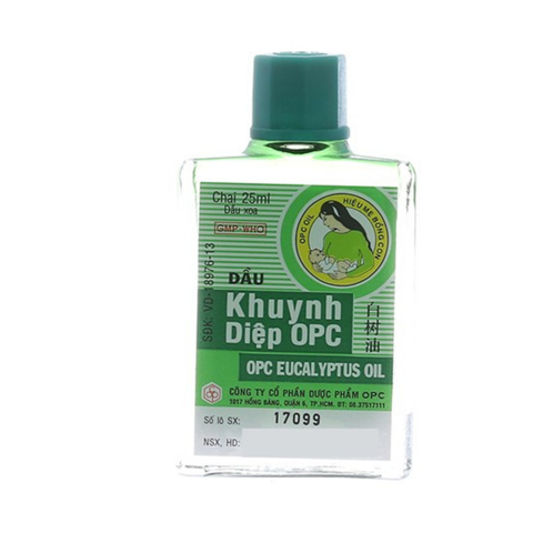  Dầu xoa Khuynh diệp OPC chai 25ml cho bé 