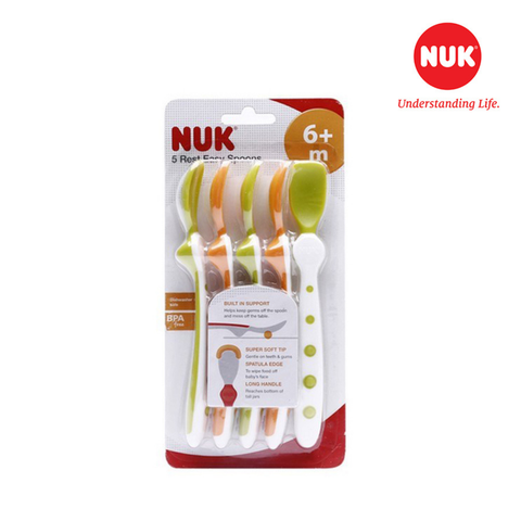  Bộ năm thìa mềm NUK ( set 5 ) 