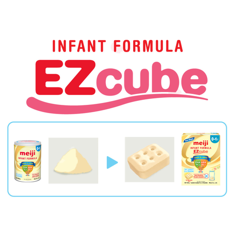  Sữa bột dạng thanh Meiji Infant Formula Ezcube 540g cho bé 0 - 12 tháng ( Mẫu mới) 