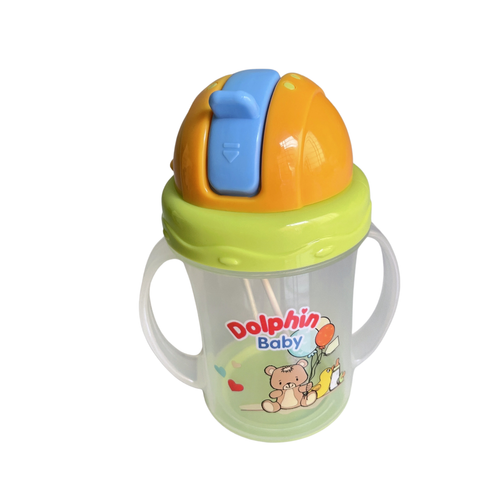  Bình uống nước có ống hút Dolphin DP-023B 240ml 