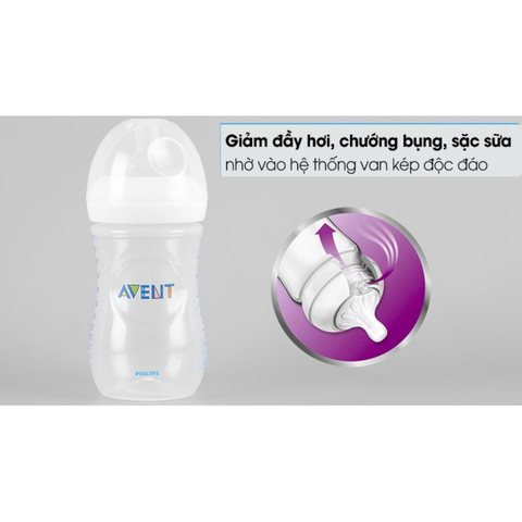  Bình sữa Avent không có BPA 260ml (Bình Đôi) 