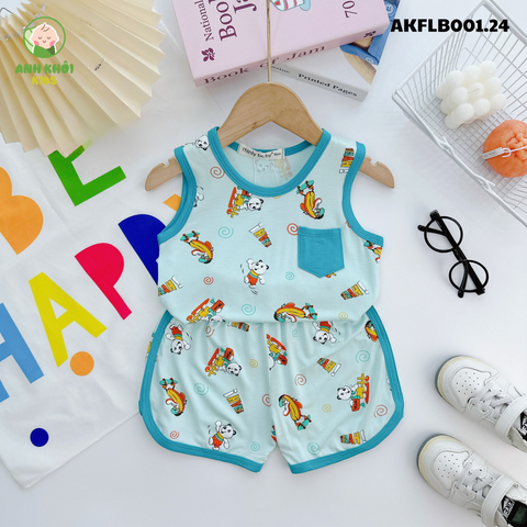  Set 5 bộ ba lỗ AKFLB001.24 5 màu Size 120 