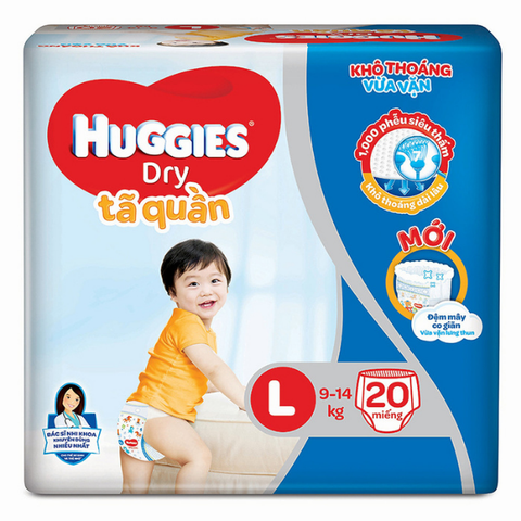  Tã quần Huggies L20 (9-14Kg) 