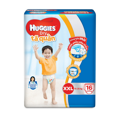  Tã quần Huggies XXL16 (15-25Kg) 