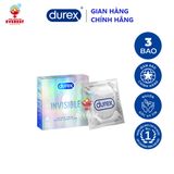  Bao cao su Durex Invisible Extra Thin siêu mỏng hộp 3 Cái 