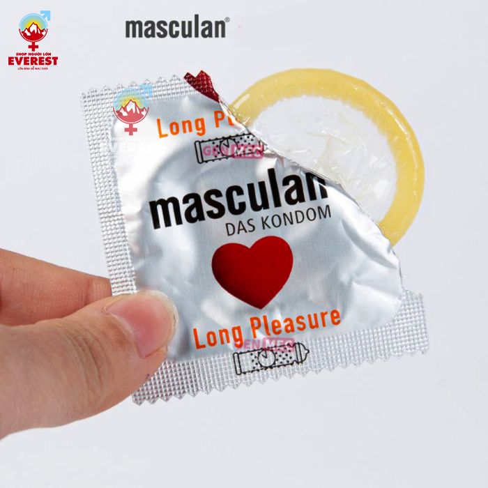  Bao cao su Masculan Long Pleasure - Hộp 10 cái 