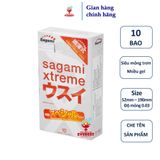  Bao cao su siêu mỏng Sagami Xtreme Super Thin Số 1 Nhật Bản 