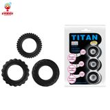  Bộ 3 vòng đeo dương vật Titan chống xuất tinh sớm tăng kích thích 