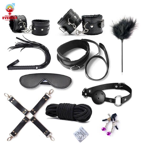  Bộ dụng cụ sextoy đồ chơi bạo dâm BDSM 10 món 