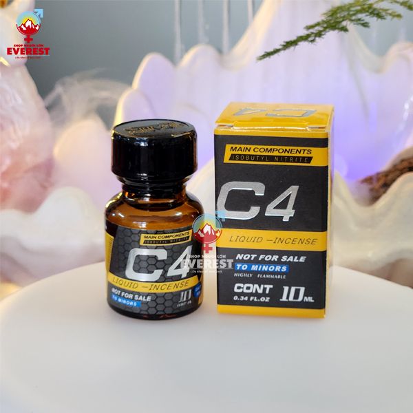  Chai thuốc hít tăng kích thích khoái cảm Popper C4 vàng 10ml 