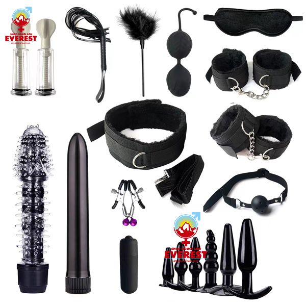  Bộ dụng cụ đồ chơi bạo dâm BDSM 15 món độc đáo mới lạ 