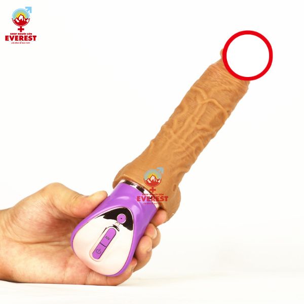  Dildo dương vật giả cao cấp Joker rung thụt cong tỏa nhiệt 