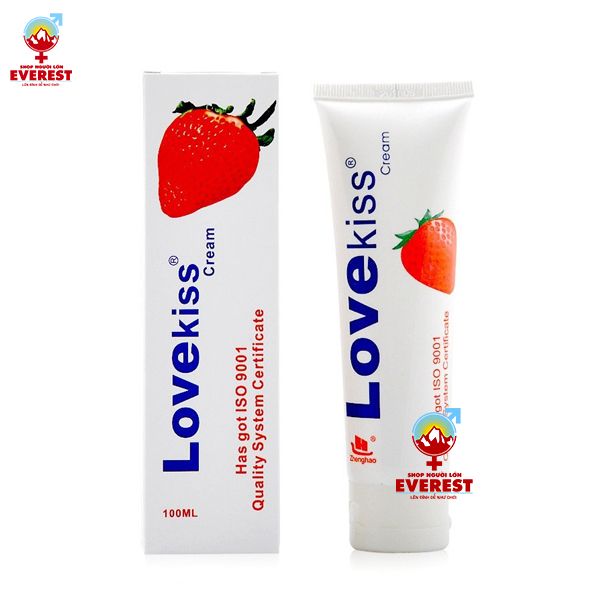  Gel Bôi Trơn Lovekiss 100ml Hương Dâu Thơm Mát 