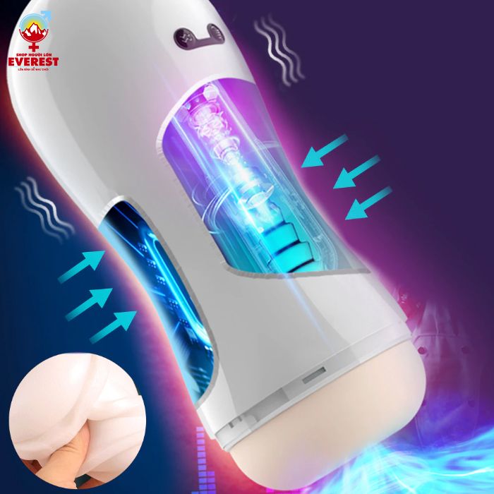  Máy bú mút đa chức năng tự động cho nam Masturbator cup 