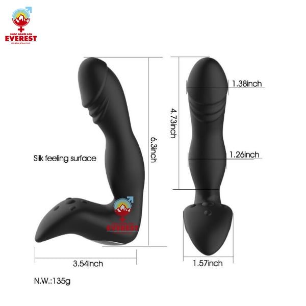  Máy rung điểm G massage tuyến tiền liệt 10 chế độ sạc USB 