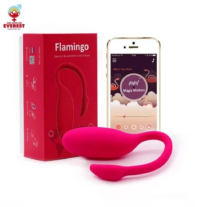  Trứng rung Thiên Nga Flamingo Magic Motion kết nối Bluetooth cao cấp 