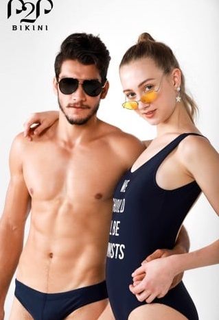 Đồ bơi couple, quần bơi nam, monokini nữ sporty