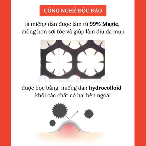  Miếng dán mụn với miếng Magie thần kỳ LAPNPEOPLE tái tạo chăm sóc da 10 miếng 