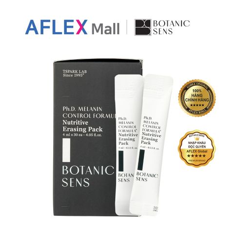  Mặt nạ dưỡng trắng da, mờ thâm nám BOTANICSENS Ph.D MELANIN CONTROL  FORMULA Nutritive Erasing Pack 