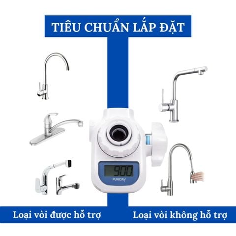  Máy lọc nước lắp tại vòi Puriday BW9 H & CARE Hàn Quốc 