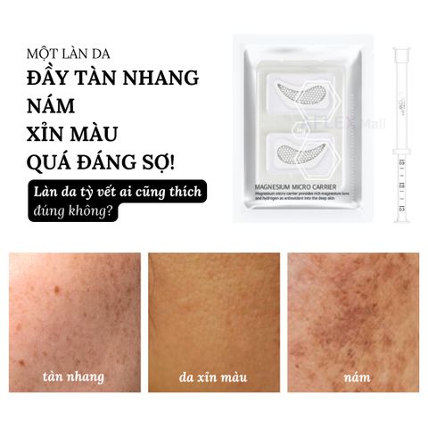  Mặt nạ dưỡng trắng da giảm thâm nám với miếng Magie thần kỳ Mela Snow LAPNPEOPLE 