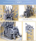  Mô Hình Nhựa 3D Lắp Ráp 18K Super Ngôi Báu Sắt Iron Throne K130 (1146 mảnh) - LG0072 
