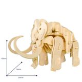  Mô Hình Gỗ 3D Lắp Ráp ROBOTIME Robotic Dinosaurs Voi Ma Mút Mammoth A400 – WP040 