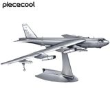  Mô Hình Kim Loại 3D Lắp Ráp Piececool Pháo Đài Bay Ném Bom B-52 (169 mảnh, B-52 Stratofortress) 1:200 HP326-SK - MP1214 