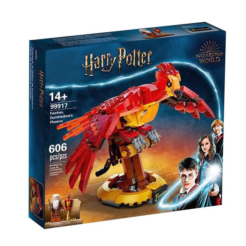  Mô Hình Nhựa 3D Lắp Ráp Harry Potter Phượng Hoàng Lửa Fawkes 86394 (597 mảnh) - LG0070 