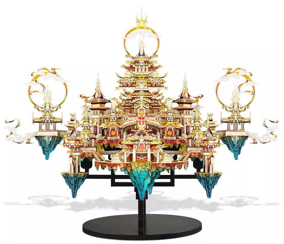  Mô Hình Kim Loại 3D Lắp Ráp Piececool Lăng Tiêu Bảo Điện (Lingxiao Palace) P225-WG – MP1126 