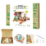  Mô Hình Gỗ 3D Lắp Ráp ROBOTIME DIY Dollhouse Nhà Tí Hon Simon’s Coffee DG109 – WP044 