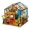 Mô Hình Gỗ 3D Lắp Ráp ROBOTIME DIY Dollhouse Nhà Tí Hon Cathy’s Flower House DG104 – WP042