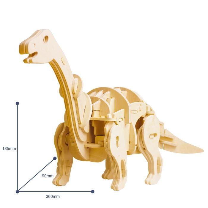  Mô Hình Gỗ 3D Lắp Ráp ROBOTIME Robotic Dinosaurs Khủng Long Cổ Dài Apatosaurus D450 – WP039 