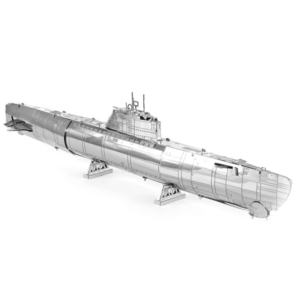  Mô Hình Kim Loại Lắp Ráp 3D Metal Head Đoàn Tàu Ngầm German U-Boat XXI – MP1000 
