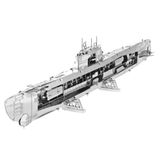  Mô Hình Kim Loại Lắp Ráp 3D Metal Head Đoàn Tàu Ngầm German U-Boat XXI – MP1000 