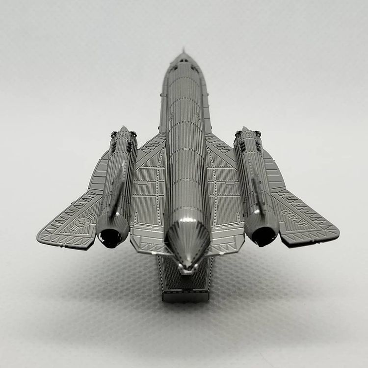  Mô Hình Kim Loại Lắp Ráp 3D Metal Mosaic Trinh Sát SR-71 Blackbird – MP888 