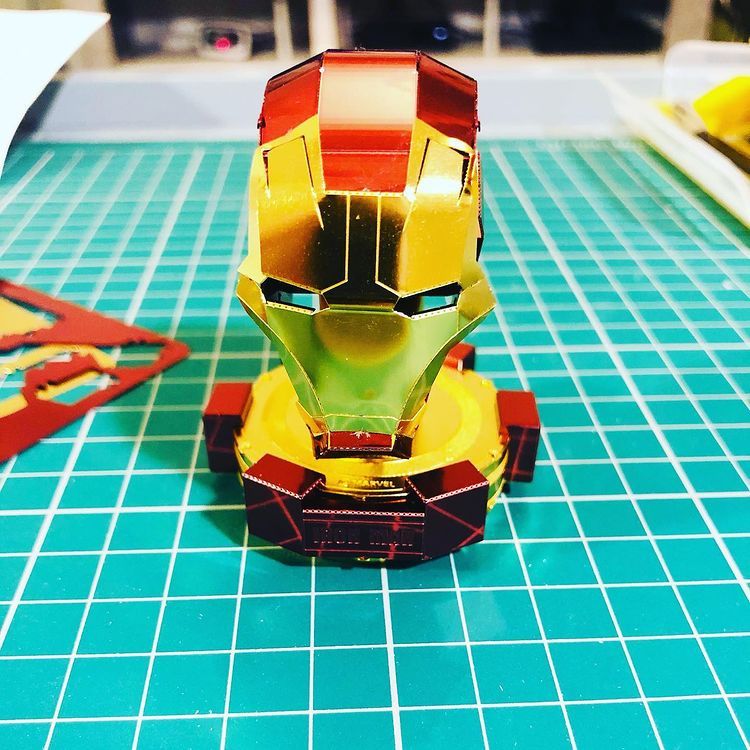  Mô Hình Kim Loại Lắp Ráp 3D Metal Head Marvel Nón Iron Man – MP212 