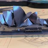  Mô Hình Kim Loại Lắp Ráp 3D Metal Mosaic Nhà Hát Con Sò Sydney Opera House – MP840 