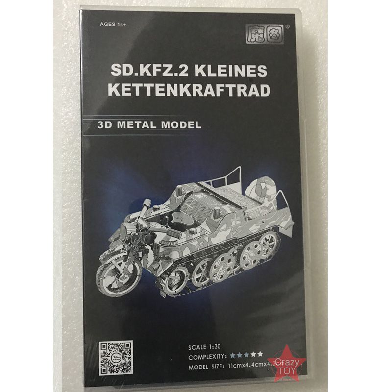  Mô Hình Kim Loại Lắp Ráp 3D Metal Works Xe SD.KFZ.2 Klleines Kettenkraftrad – MP457 