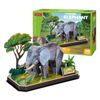 Mô Hình Giấy 3D Lắp Ráp CubicFun Con Voi P858h (42 mảnh, Elephant) - PP005