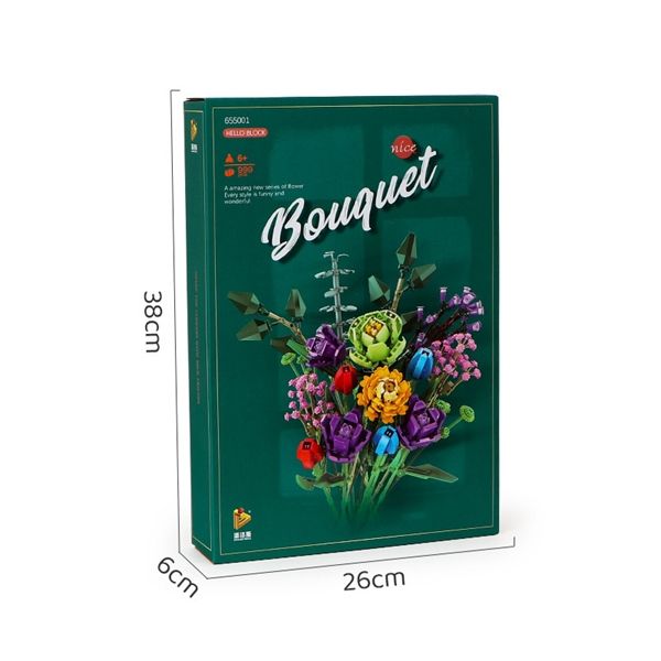  Mô Hình Nhựa 3D Lắp Ráp Panlos Bó Hoa Mùa Thu 655001 (Autumn Bouquet, 999 mảnh) – LG0078 